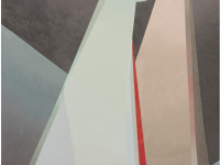 Carmen Valbuena Arrepentimiento de cuerpos vertices a Antonio oleo sobre tela 140 x 80 cm 2017